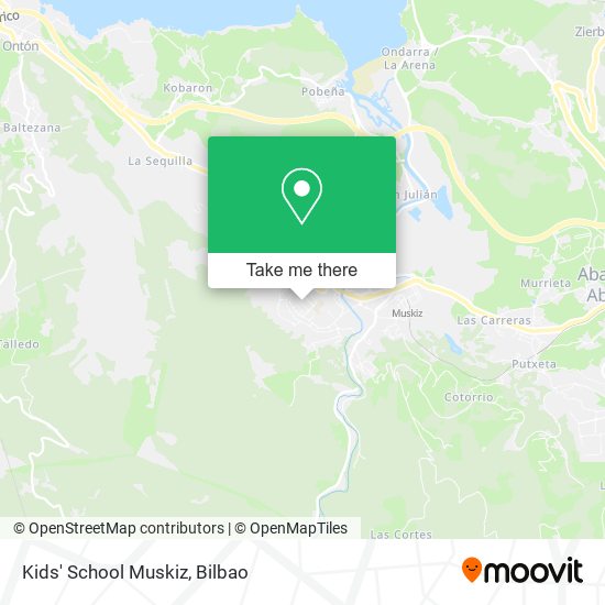 Kids' School Muskiz map