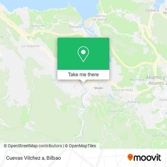 mapa Cuevas Vilchez a