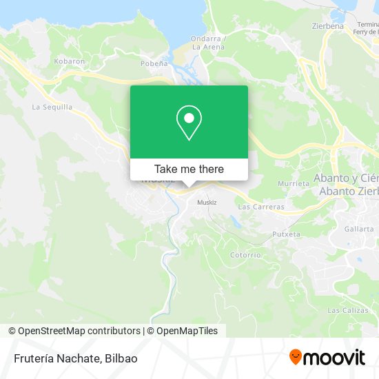 Frutería Nachate map