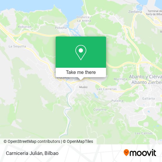 Carniceria Julián map