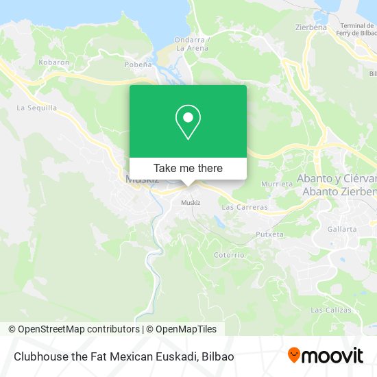 mapa Clubhouse the Fat Mexican Euskadi