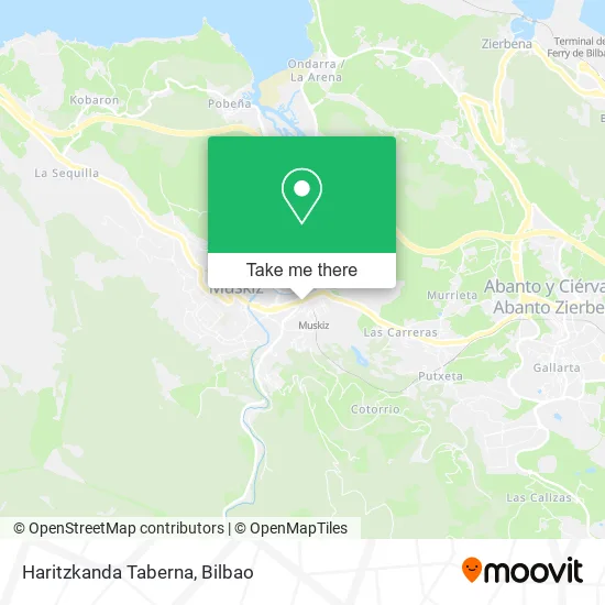 Haritzkanda Taberna map