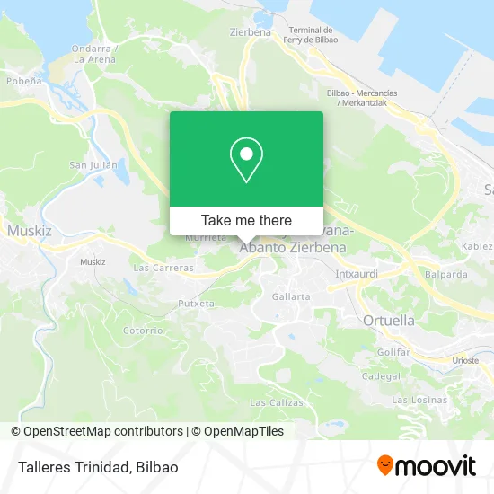 Talleres Trinidad map