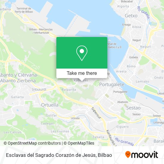 Esclavas del Sagrado Corazón de Jesús map