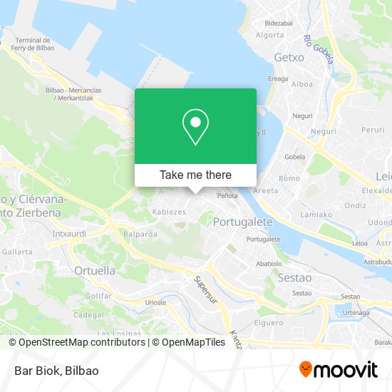 Bar Biok map