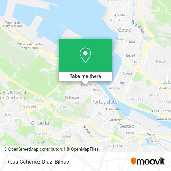 Rosa Gutierrez Díaz map