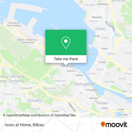 Isoto at Home map