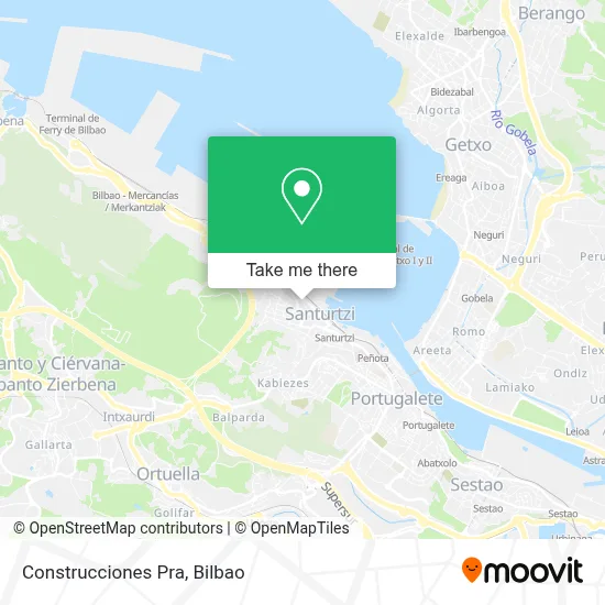 Construcciones Pra map