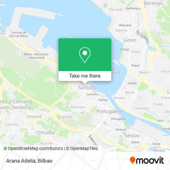 Arana Adelia map