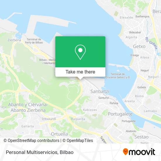 Personal Multiservicios map