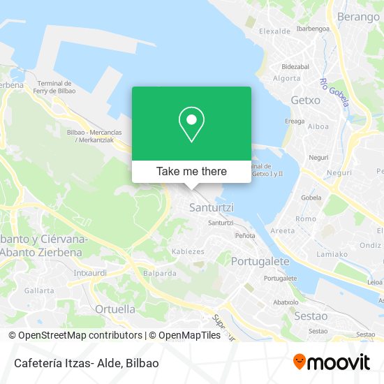 Cafetería Itzas- Alde map