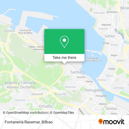 Fontanería Rasemar map