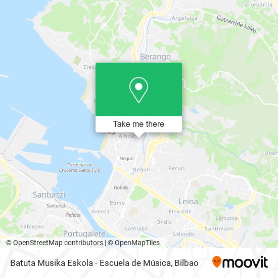 mapa Batuta Musika Eskola - Escuela de Música