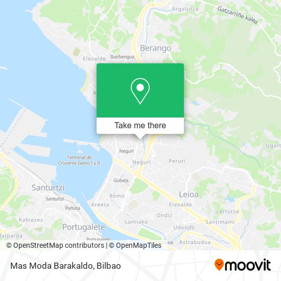 mapa Mas Moda Barakaldo