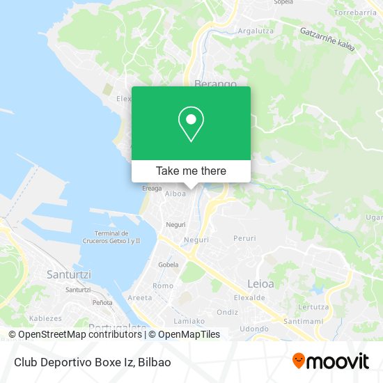 Club Deportivo Boxe Iz map