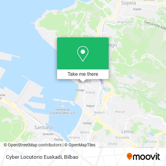 mapa Cyber Locutorio Euskadi