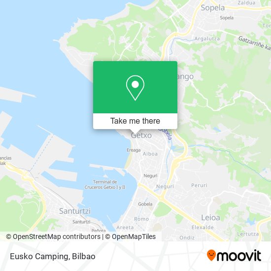 mapa Eusko Camping