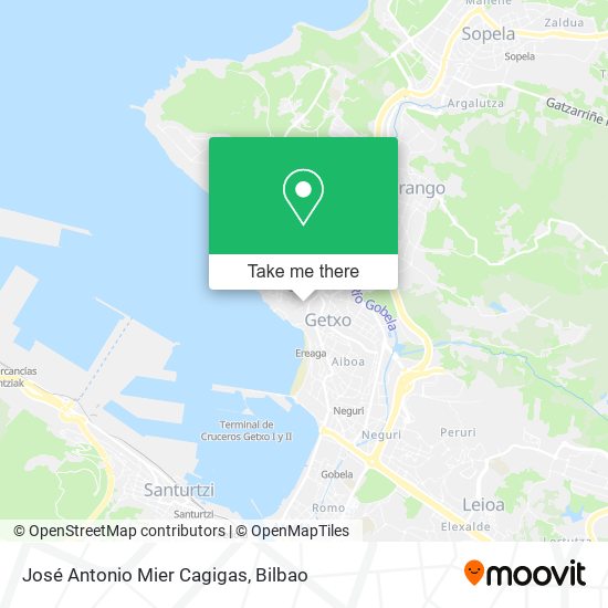 José Antonio Mier Cagigas map