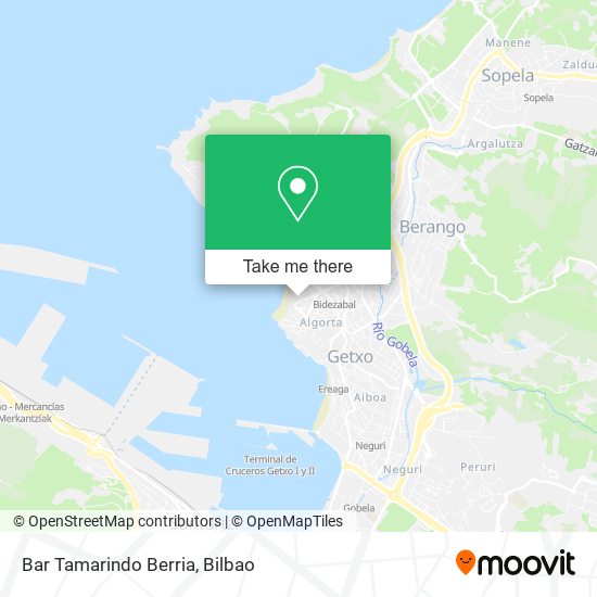 Bar Tamarindo Berria map