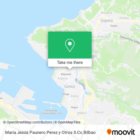 Maria Jesús Paunero Perez y Otros S.Cv map