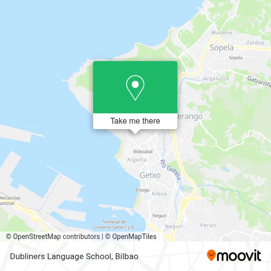 Dubliners Language School map