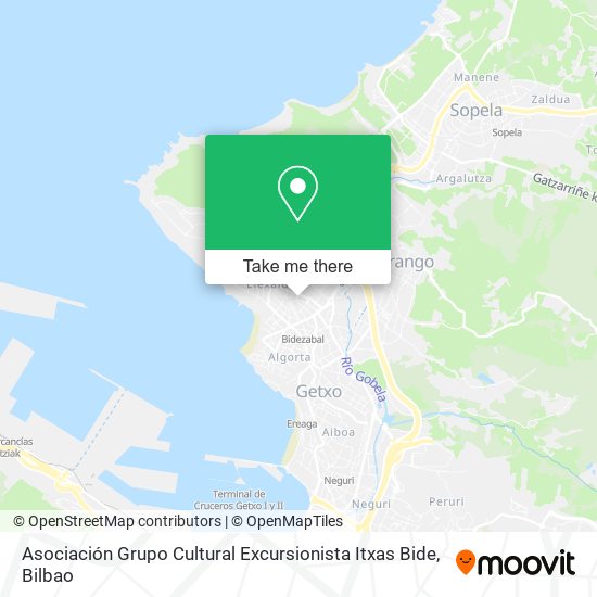 Asociación Grupo Cultural Excursionista Itxas Bide map