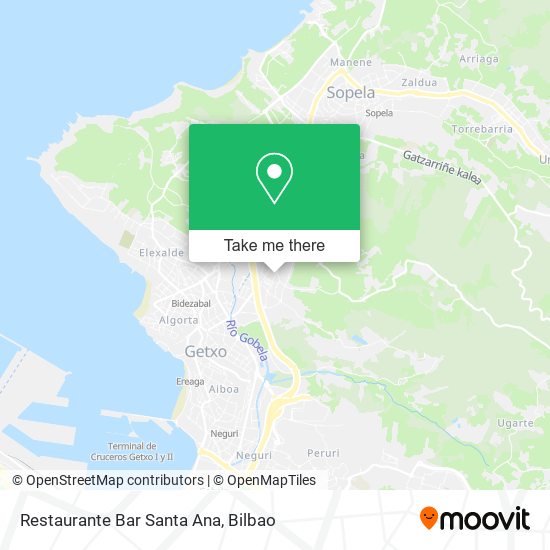 Restaurante Bar Santa Ana map