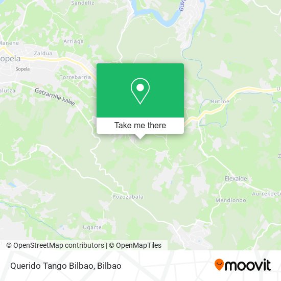 Querido Tango Bilbao map