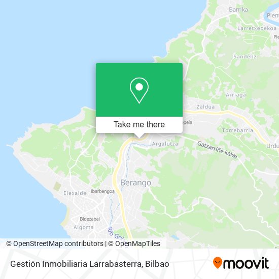 mapa Gestión Inmobiliaria Larrabasterra