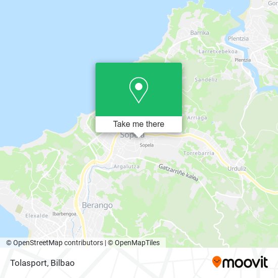 Tolasport map