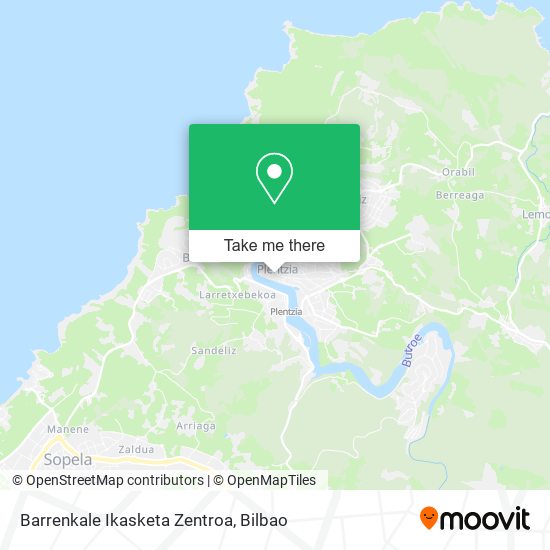 mapa Barrenkale Ikasketa Zentroa