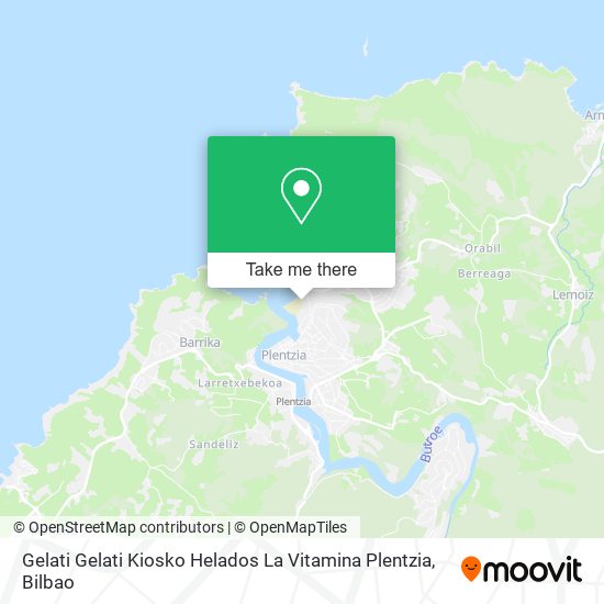 Gelati Gelati Kiosko Helados La Vitamina Plentzia map