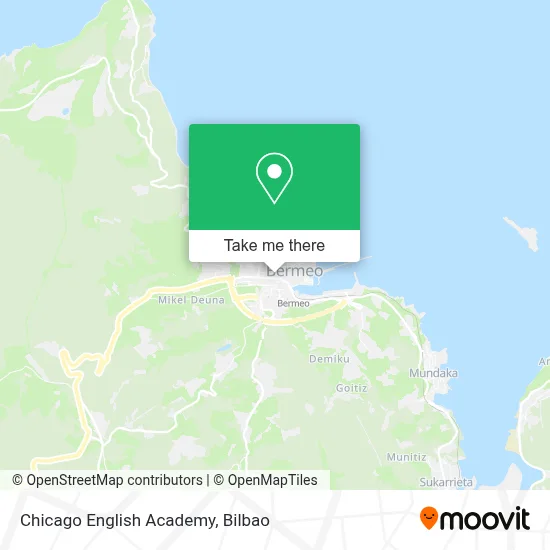 Chicago English Academy map