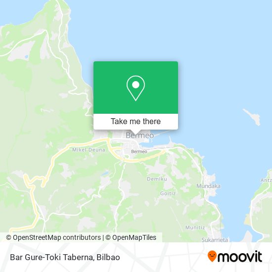 Bar Gure-Toki Taberna map
