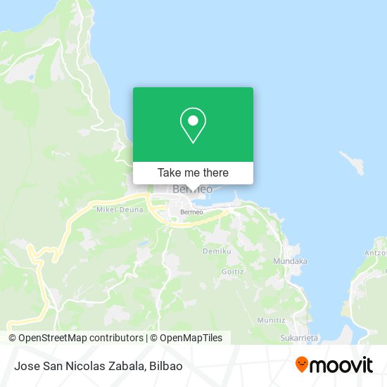 mapa Jose San Nicolas Zabala