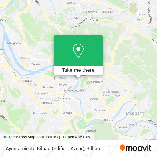 mapa Ayuntamiento Bilbao (Edificio Aznar)