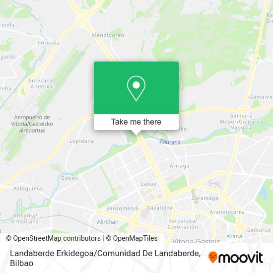 Landaberde Erkidegoa / Comunidad De Landaberde map