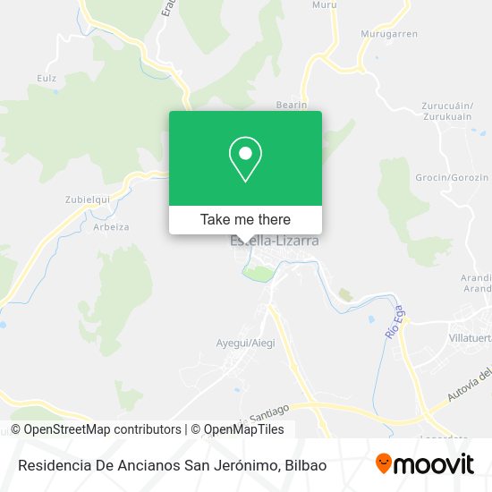 Residencia De Ancianos San Jerónimo map