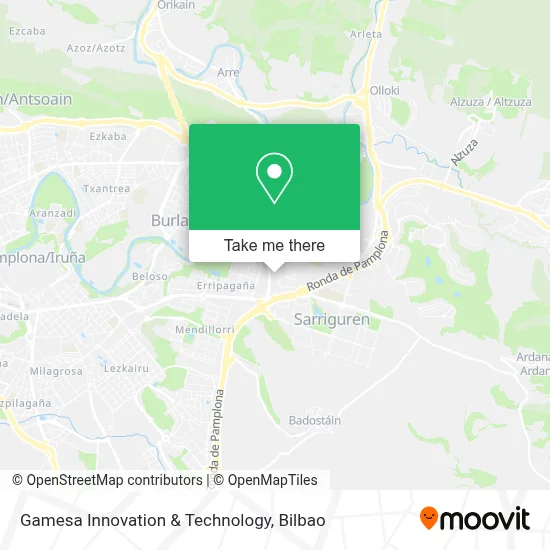 Gamesa Innovation & Technology map