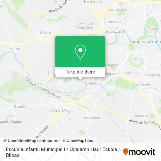 Escuela Infantil Municipal I / Udalaren Haur Eskola I map