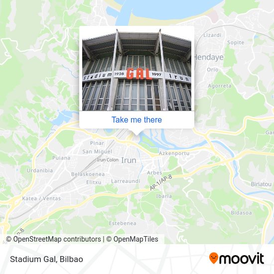 Stadium Gal map