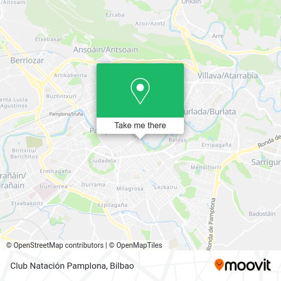Club Natación Pamplona map