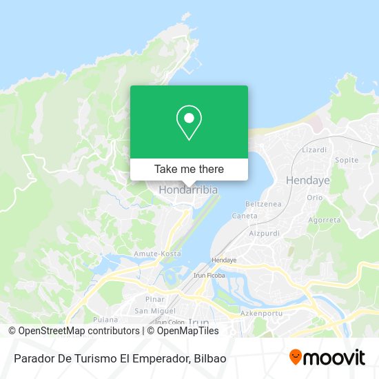 Parador De Turismo El Emperador map