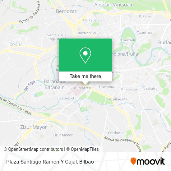 Plaza Santiago Ramón Y Cajal map