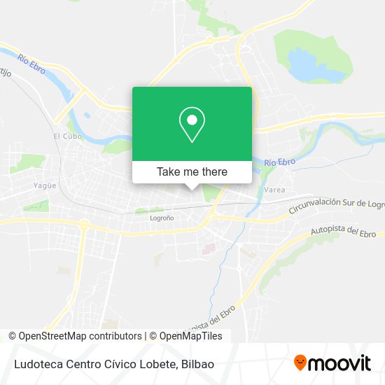 Ludoteca Centro Cívico Lobete map