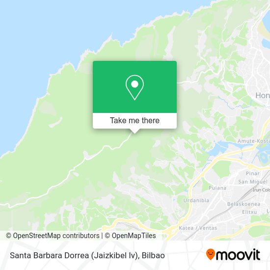Santa Barbara Dorrea (Jaizkibel Iv) map
