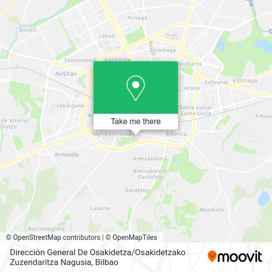 Dirección General De Osakidetza / Osakidetzako Zuzendaritza Nagusia map