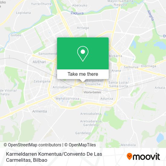 Karmeldarren Komentua / Convento De Las Carmelitas map