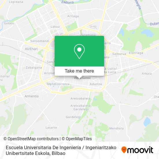 Escuela Universitaria De Ingeniería / Ingeniaritzako Unibertsitate Eskola map
