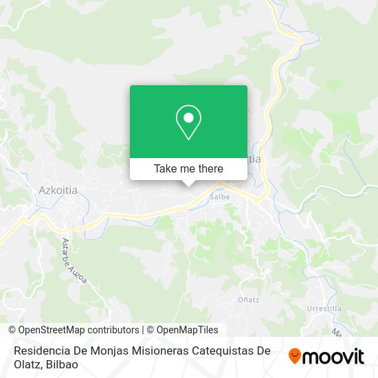 Residencia De Monjas Misioneras Catequistas De Olatz map